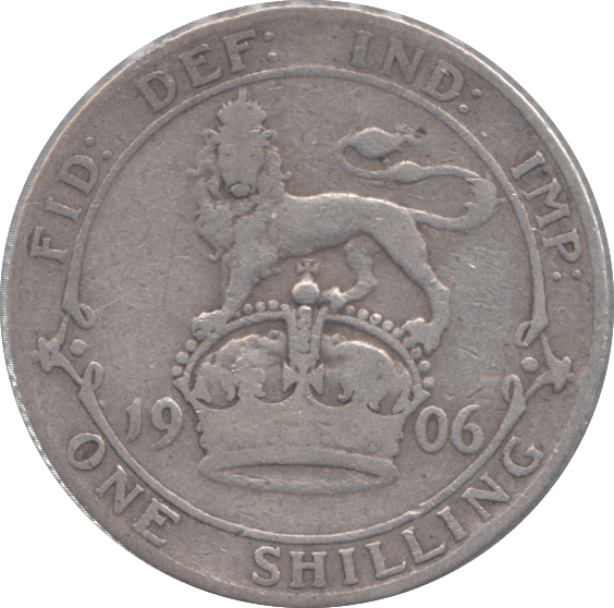 1906 SHILLING ( FINE ) 2 - Shilling - Cambridgeshire Coins
