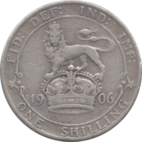 1906 SHILLING ( FINE ) 3 - Shilling - Cambridgeshire Coins