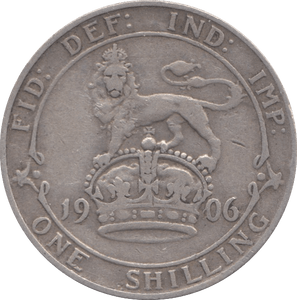 1906 SHILLING ( FINE ) 5 - SHILLING - Cambridgeshire Coins