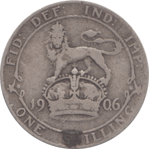 1906 SHILLING ( FINE ) 6 - Shilling - Cambridgeshire Coins