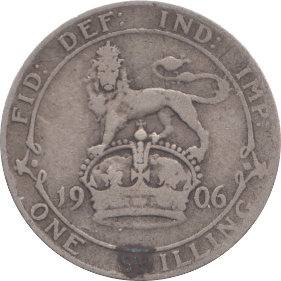 1906 SHILLING ( FINE ) 6 - Shilling - Cambridgeshire Coins