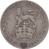 1906 SHILLING ( FINE ) 6 - Shilling - Cambridgeshire Coins