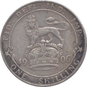1906 SHILLING ( FINE ) - Shilling - Cambridgeshire Coins