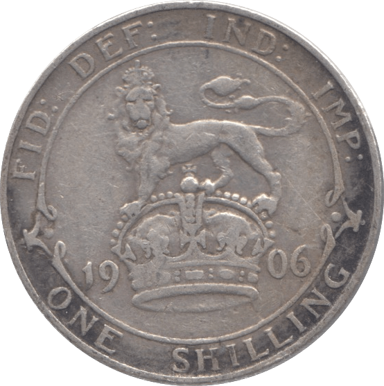 1906 SHILLING ( FINE ) - Shilling - Cambridgeshire Coins