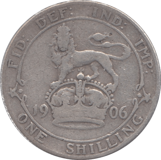 1906 SHILLING ( FINE ) - Shilling - Cambridgeshire Coins