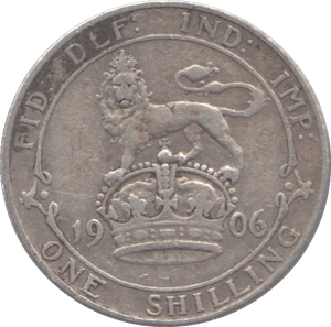 1906 SHILLING ( FINE ) - Shilling - Cambridgeshire Coins