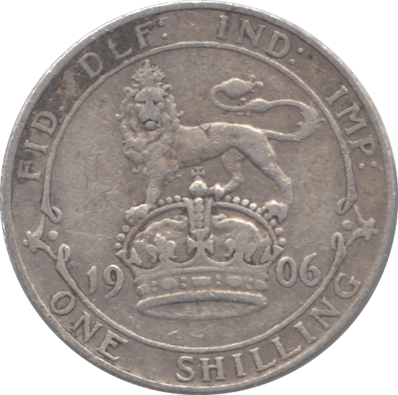 1906 SHILLING ( FINE ) - Shilling - Cambridgeshire Coins