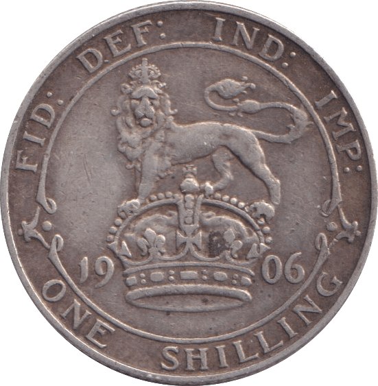 1906 SHILLING ( VF ) - Shilling - Cambridgeshire Coins
