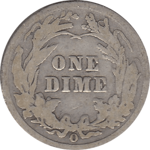 1906 SILVER DIME USA O - SILVER WORLD COINS - Cambridgeshire Coins