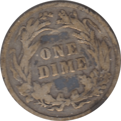 1906 SILVER DIME USA - SILVER WORLD COINS - Cambridgeshire Coins