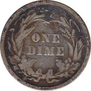 1906 SILVER DIME USA - SILVER WORLD COINS - Cambridgeshire Coins