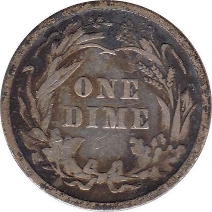 1906 SILVER DIME USA - SILVER WORLD COINS - Cambridgeshire Coins