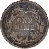1906 SILVER DIME USA - SILVER WORLD COINS - Cambridgeshire Coins