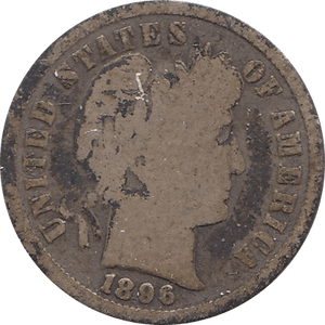 1906 SILVER DIME USA - SILVER WORLD COINS - Cambridgeshire Coins