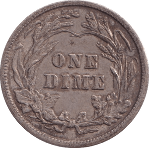 1906 SILVER ONE DIME USA - SILVER WORLD COINS - Cambridgeshire Coins
