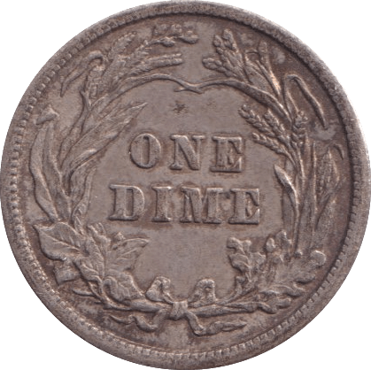 1906 SILVER ONE DIME USA - SILVER WORLD COINS - Cambridgeshire Coins