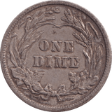 1906 SILVER ONE DIME USA - SILVER WORLD COINS - Cambridgeshire Coins