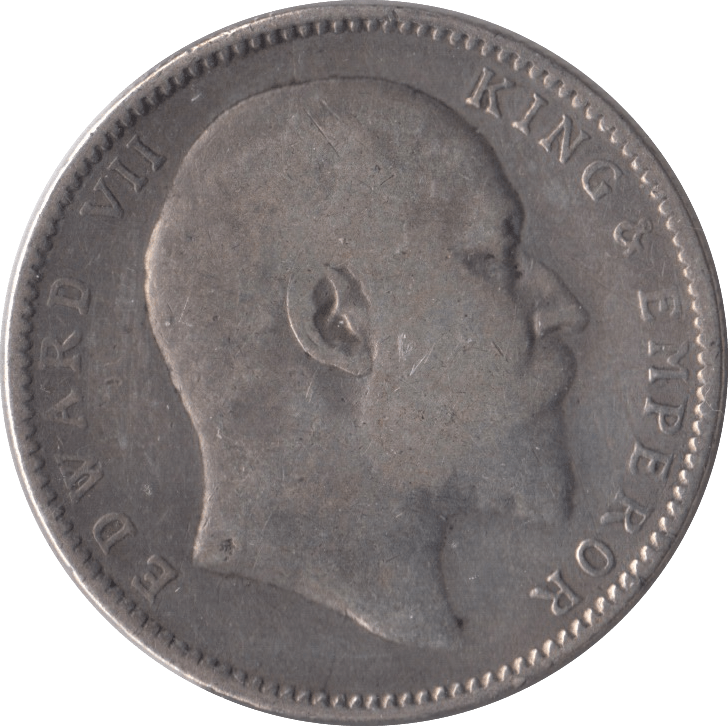 1906 SILVER ONE RUPEE INDIA - SILVER WORLD COINS - Cambridgeshire Coins