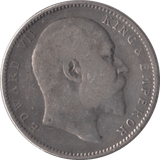 1906 SILVER ONE RUPEE INDIA - SILVER WORLD COINS - Cambridgeshire Coins