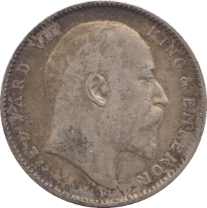 1906 SILVER ONE RUPEE INDIA - WORLD COINS - Cambridgeshire Coins