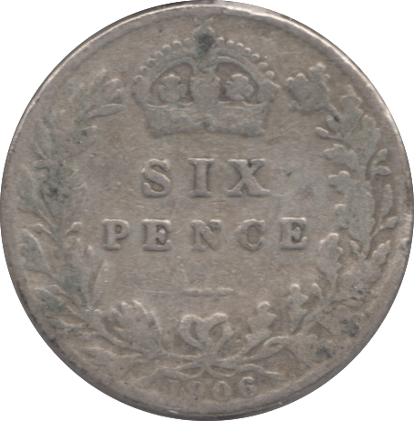 1906 SIXPENCE ( FAIR ) 6 - Sixpence - Cambridgeshire Coins