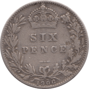 1906 SIXPENCE ( FINE ) 1 - Sixpence - Cambridgeshire Coins