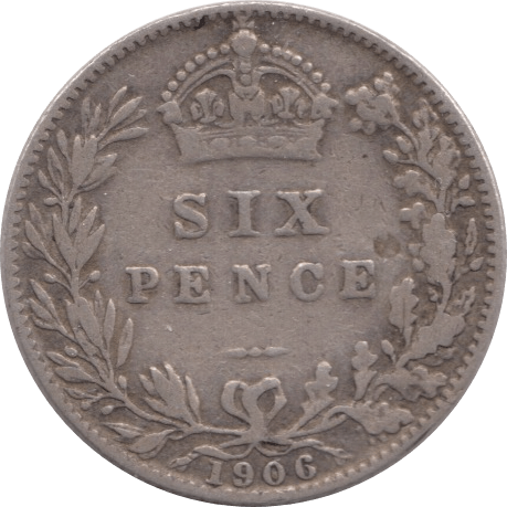1906 SIXPENCE ( FINE ) 1 - Sixpence - Cambridgeshire Coins