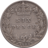 1906 SIXPENCE ( FINE ) 1 - Sixpence - Cambridgeshire Coins