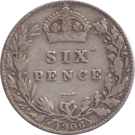 1906 SIXPENCE ( FINE ) - Sixpence - Cambridgeshire Coins