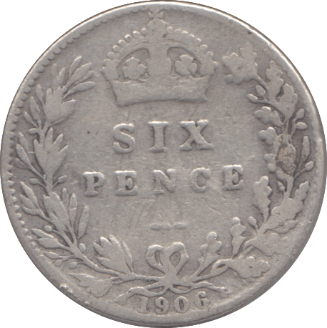 1906 SIXPENCE ( FINE ) - Sixpence - Cambridgeshire Coins