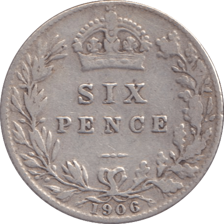 1906 SIXPENCE ( GF ) - Sixpence - Cambridgeshire Coins