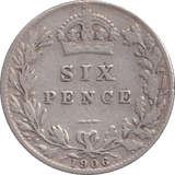 1906 SIXPENCE ( GF ) - Sixpence - Cambridgeshire Coins