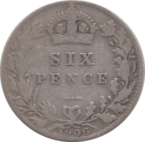 1906 SIXPENCE ( NF ) - Sixpence - Cambridgeshire Coins