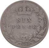 1906 SIXPENCE ( NF ) - Sixpence - Cambridgeshire Coins