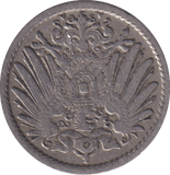 1907 5 PFENNIG GERMANY - WORLD COINS - Cambridgeshire Coins