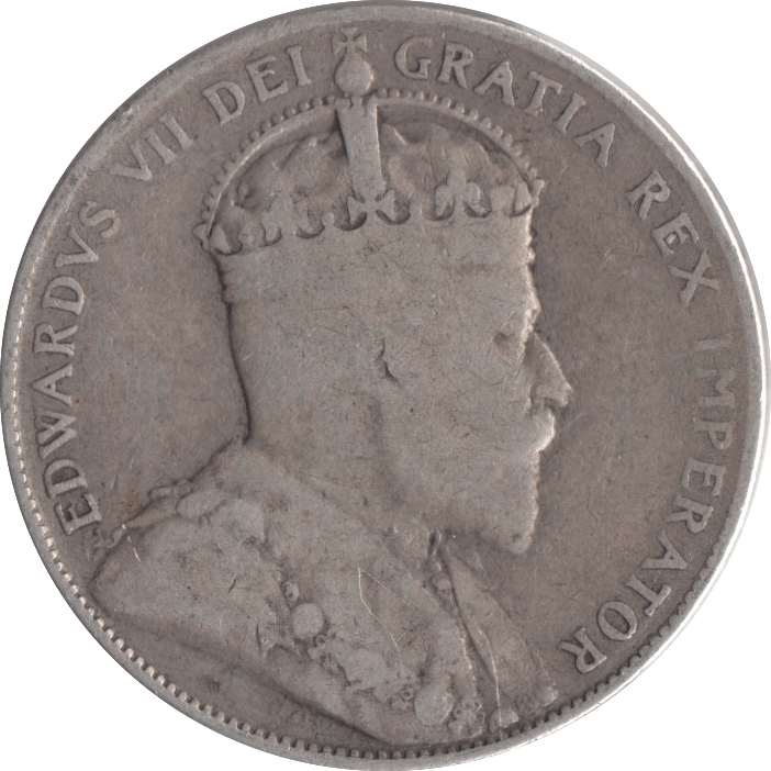 1907 CANADA 50 CENTS - WORLD COINS - Cambridgeshire Coins