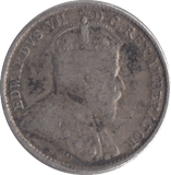 1907 CANADA SILVER 5 CENTS - SILVER WORLD COINS - Cambridgeshire Coins