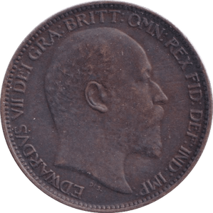 1907 FARTHING ( UNC ) - Farthing - Cambridgeshire Coins