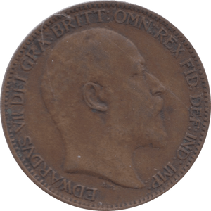 1907 FARTHING ( VF ) - Farthing - Cambridgeshire Coins