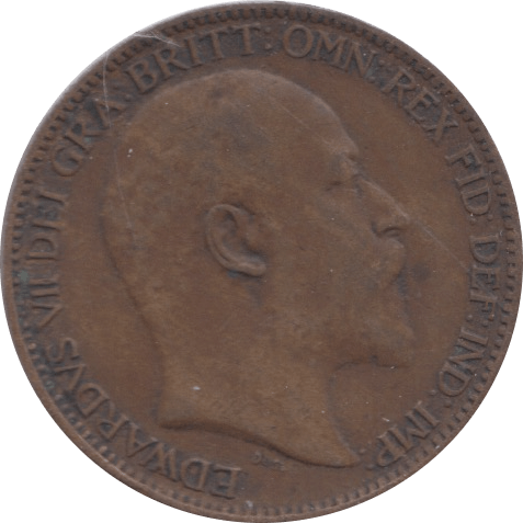 1907 FARTHING ( VF ) - Farthing - Cambridgeshire Coins