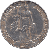 1907 FLORIN ( EF ) - Florin - Cambridgeshire Coins