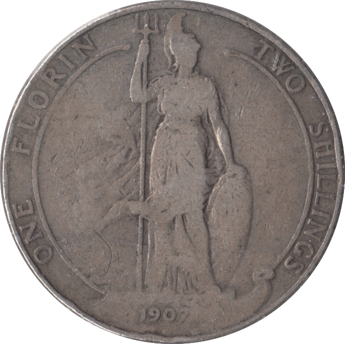 1907 FLORIN ( FAIR ) - FLORIN - Cambridgeshire Coins