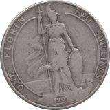 1907 FLORIN ( FINE ) 3 - Florin - Cambridgeshire Coins