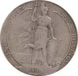 1907 FLORIN ( FINE ) 4 - Florin - Cambridgeshire Coins