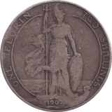 1907 FLORIN ( FINE ) - FLORIN - Cambridgeshire Coins