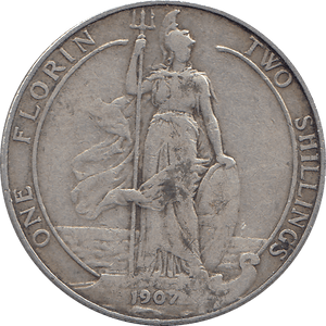 1907 FLORIN ( GF ) 4 - Florin - Cambridgeshire Coins