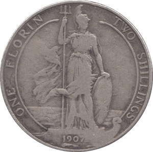 1907 FLORIN ( GF ) 5 - FLORIN - Cambridgeshire Coins