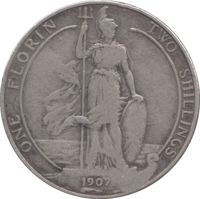 1907 FLORIN ( GF ) 5 - FLORIN - Cambridgeshire Coins