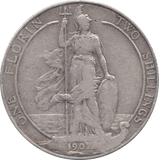 1907 FLORIN ( GF ) - Florin - Cambridgeshire Coins
