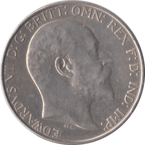 1907 FLORIN ( VF ) - FLORIN - Cambridgeshire Coins